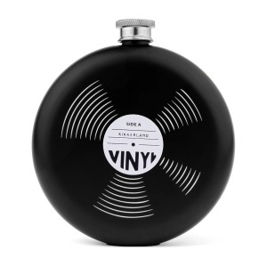 BA107 Record Hip Flask